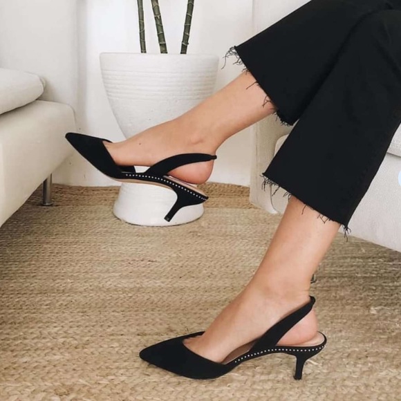 Aldo Creranna Suede Slingback Kitten Heels - Picture 11 of 11